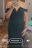This dress is stunning! According to my answers to their questions, I ordered a small because I wanted a slightly tighter fit!
I probably could've gone with a medium because the sleeves are a little tight on my arms, but it's nothing awful! I'm keeping it because it fits me like a glove!! - Alixandra C.
