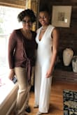 Wore this awesome jumpsuit to my bridal shower and I got so many compliments! Fit me perfectly and the length was perfect for my long legs. - Amaka O.
