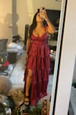 perfect dress! got a small and was nervous my big chest wouldn't fit but they did! got my man a matching shirt off amazon & looked so great got so many compliments! I did wear 4 inch heels and the dress drug on the ground but so freaking cute!!! - Briana F.