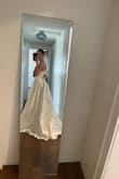 The quality is amazing! The fit was a little large so I exchanged it for an extra small but that process was so easy! The dress is beautiful and I can't wait to steam it for the big day. - Jordan S.