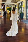 The dress is really good quality and it's BEAUTIFUL!!! The dress made me feel like I was a dream but before my wedding, I was in crisis because it was super small for my back and I had to modify it add a corset and that made it prettier - Luisa C.