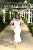 As soon as I put this dress on, I fell in love with the way it looked and how it made me feel! The dress is stunning and fits amazing! I ordered a medium which is my normal size! I received multiple compliments in person and a ton when I posted the photos! I highly suggest this dress; it will make you feel and look amazing! - Christina J.
