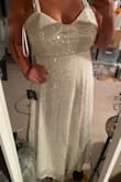 This dress is beautiful and well made. I was hoping to wear it to my rehearsal dinner. The only thing is the top is not lined with any type of underwire to support your bust. The top lining of the dress doesn't line up with the bust with or without a bra! If you have big boobs 10/10 DON'T recommend. If you are smaller up top. This would be a gorgeous fit. - Chloe K.