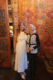 I wore this dress for my bridal shower. It was a bit snug when sitting but perfect when standing. Great quality of material! - Desiree M.