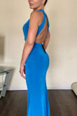 I recently purchased this fitted blue dress, and I must say, it's a total showstopper! The sleek, sexy design with the open back gives it such a classy yet daring look. It's the perfect combination of elegance and boldness, making it ideal for special occasions or a night out.
The fit is amazing; it hugs my curves in all the right places without feeling too tight or restrictive. The fabric is stretchy and soft, so even though it's form-fitting, it's super comfortable to wear. Highly recommend for anyone looking for a sexy, confident, and comfortable outfit! - Iryna K.