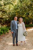 This dress exceeded my expectations! It was the perfect dress for our civil ceremony. I did order a large originally and it was a little too tight in the bust area. I ended up sizing up to an XL. If you are between sizes or larger in the bust area, consider going up one size. The only alterations I needed were in the wrists since they were a little too wide for my wrist size after sizing up. I am so happy with how this dress turned out! :) - Elizabeth S.
