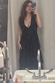 With a deep v plunge bra this dress is a stunner! Lots of compliments, would highly recommend. - Alissa M.