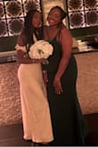 This dress was beautiful and better than expected! Gave me confidence as it is curve-hugging but flattering. Must buy! - Morgan D.