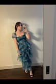 I was OBSESSED with this dress and so excited to wear it that I had it on for two hours before the event. I received so many compliments on it and felt like I was floating. It made it through the wedding ceremony but the zipper popped open and couldn't be fixed on the way to the reception. Thankfully, the staff had safety pins and I was able to dance the night away. - Allison B.