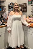 I truly loved this dress. It was a little big on top for my breasts, but if you've got less saggy and more perky ladies, you'll be fine!! Would wear it again - Gracie N.