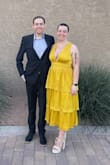 I wore this to my Uncle's wedding in Arizona and it was gorgeous! My only issue was it being just loose enough in the straps to be aware of making sure my breasts were not falling out. When I wear it to another wedding/event I will definitely get it tailored slightly just for a more comfortable fit for me and my peace of mind. - Devin C.