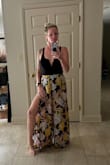 I absolutely love these pants. They are very flattering and cover my muffin top and accentuate the slimmest part of my midsection. They were very flowy and fun on vacation. - Ashley S.