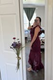 I would recommend ordering a medium and a large and then returning one or the other. That's what I did to ensure I got the right size. The medium was way too small for me, but the large fits like a glove!! The material is amazing and the look is so flattering, it really brings out my curves. I'm keeping the large, but it definitely does run small so size up if you can! - Delia R.