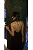 SO GORGEOUS!! I love it!! I'm 5'9 and 113lbs so I thought for sure I was going to drown in this jumpsuit but it's beautiful! Looks like a maxi dress from the front but I love the back so much. It's a tiny bit loose on me (34A so....) but oh well! - NP