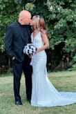 I wore this dress for my wedding and it was absolutely stunning! It was a perfect fit for me. I got so many compliments! - Iris N.