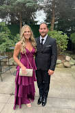 This dress is beautiful! The quality is great! I got so many compliments! 
I originally ordered a medium based off the reviews. But it ended up being too big so I ordered the small and it fit like a glove! I wore about a 2 inch heel and it was perfect! - Staci G.