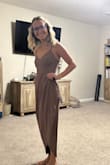 I got this dress for a cocktail party and it was absolutely perfect. Fits like a glove! Material is so thick and nice, and the dress is high fashion material at a low fashion price! - Hanna M.