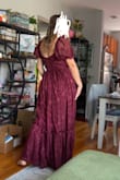 Phenomenal Sweetness Navy Floral Burnout Bustier Maxi Dress