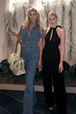 I wore this jumpsuit to my birthday dinner. I ordered an xs. I am 5'5", 113lbs, 24 waist, 32DD. I thought the jumpsuit would be longer due to the models being 5'8" but it was not quite as long as I would have assumed. I would recommend this jumpsuit, it's very cute. - Leslie H.