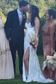 I got so many compliments on the dress at my wedding, it was super easy to move and dance in and the fit was perfect. No seamstress needed! I bought a $700 dress and then bought this dress and this was the winner! - Brittany B.