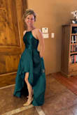This dress is gorgeous and perfect. Makes you feel like a princess. I'm 51 and I think you can see that this dress works! I didn't even need a bra! Wearing it to a wedding and I might steal the show; definitely need to have it steamed, very wrinkled out of the box. - Claire A.