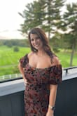 Wore for a wedding at the end of September at a country club. Beautiful! Unique. Got complimented - Amelia F.