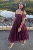 This dress was better than expected. Great style. It was nice to do something besides the form fitting and curtain looking dresses out there. I am very happy with [this] purchase. It was true to size and I didn't feel self-conscious at all! - Raquel N.