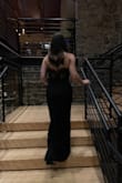 Sensational Beauty Plum Purple Strapless Maxi Dress