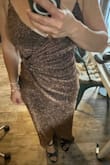 Great dress I wore it to a wedding I'm short but curvy I felt the dress was flattering. I got compliments. - Hannah E.