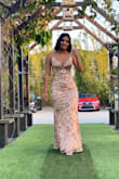 Loved every detail of this dress, I loved my whole look, it was almost the end of summer so it was not that hot but a little so I was happy my dress was sleeveless, I got too many compliments on this dress during the wedding party. - Ariadna M.
