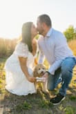 I bought this dress for my engagement photos. It fits so well and looks so flattering on! It fits true to size and is so comfortable! - Emma L.