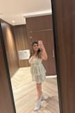 I loved this dress for my Usher concert! It was breathable and stretchy. Super pretty and good quality. I love buying dresses on here. - Claudia H.