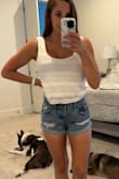 Loveee the top, it's super cute. I think the shorts are a little long for my frame, but they're comfy - Anna F.