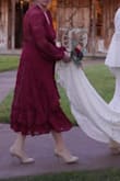 I bought this dress for my sisters for my wedding. She was my Maid of Honor. She sent me her measurements and I picked it out online. She lives in another state so I wasn't sure if it would fit or not until she came into town the day before my wedding! The dress fit perfectly. The sizing is always on point with Lulus. Trust the sizing, they know what they are doing! Quality was top notch! Thanks for always making online shopping easy Lulus! - Holly S.