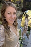 I felt so beautiful and classy. The dress fit perfectly and it wasn't too flashy. I also matched my 19 month old daughter in the rose gold. We got so many compliments at the wedding! Thank you so very much! Usually I get a size Small but I ordered an XS and it fit. - Caitlin D.