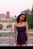 I'm normally an XS but after reading reviews I went with small and it was perfect. The material and design looked amazing and I got so many compliments. If you're on the fence just get it, it came so fast too. - Althea F.