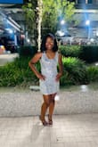 Great quality dress. All sequin. We removed the sleeves and made the straps narrow. - Christina B.