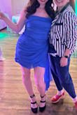 One of my favorite dresses! It was so flattering and fun! I did use fearless tape at the top to keep it in place. It was a perfect dress for my event! - Renee G.