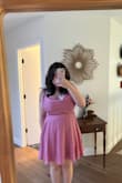 This dress is super cute. However, the straps kept coming untied. There was also little to no support so it made life hard while I was jumping. For context, I wore this to homecoming. The top of the dress was a little tight on me, but otherwise, the fitting was good - Norah S.