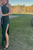 This is a great fall wedding guest dress! It was super comfortable and I loved the open back. I had my hair in an updo so you could see the back and it was perfect. - Kevin S.