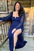 This dress was incredibly comfortable. It wasn't too revealing. Thick material that held up and stretched. I was able to stay in for pictures and then through the night dancing! - Morgan L.