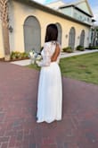 I ordered this dress based on the reviews in a small. I normally wear an extra small and when I received the dress, it was a little big so I would say it's true to size as extra small would've fit me perfectly. However, you couldn't tell that the dress was a little big. - Dawn S.