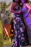 I bought this dress to wear to my cousin's wedding in Peru. I am a sucker for a slit so this caught my attention. When I got it, I was very pleased with the fabric quality and how it accentuated my waist (I don't have an hourglass figure, it's more of an inverted triangle one, with broad shoulders). My family kept talking about how it was noticeable that I had lost weight, which for a group of Peruvian aunties is a huge compliment (sigh). Would definitely recommend buying it! - Angie A.