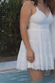 Loved the lace on the dress and I think that the dress is very flattering - Madison D.