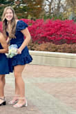 They fit very well; they were just about 3 inches unlike what the description said. They were absolutely adorable and so flattering and added some simple dimensions and details to my dress for homecoming! - Klair T.