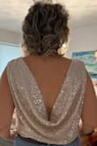 This bodysuit was way out of my comfort zone, but I loved it. It fits perfectly. I did use the double-sided clothing tape to make sure it stayed in place but was very pleased with it. - Donnie Y.