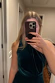 I love this dress! The color is amazing, the material, the fit! I usually wear an M, and this dress fits just right; it's not too tight at all but still lays against my body right. I also like the length; it's a couple inches above my knees. - Kamila P.