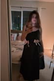 Wish someone had posted a review so I didn't have to go through the entire process of return. The dress is simply too bulky and if you have an hourglass or pear shape, it makes your bottom look so bulky. - Akb B.