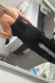 So cute!! I've been wanting this jumpsuit for years; so cute, stretchy, flattering - Savanna H.