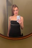 I worked this dress for my husband's work holiday party and got so many compliments. The fabric and cut are super flattering. - Lindsey V.
